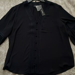 Rich Navy Blue/Polyester Top